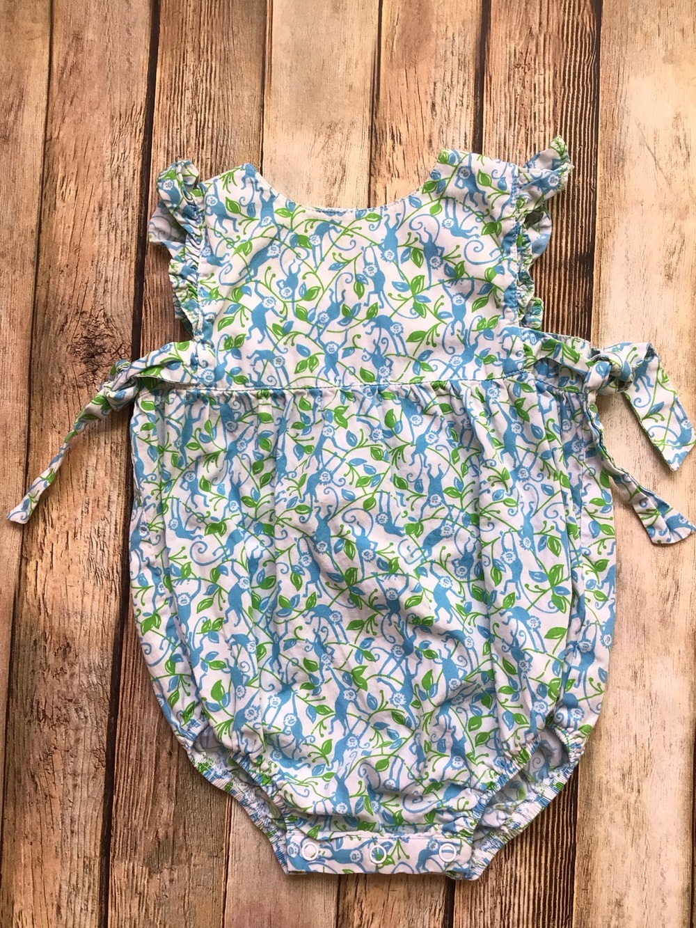 Lilly Pulitzer Monkey Bubble Romper